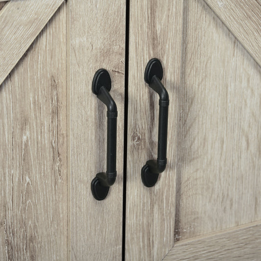 Farmhouse Double Door Coffee Bar Cabinet