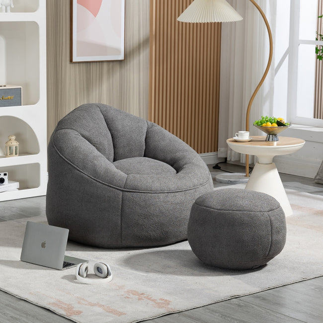 Bean Bag Sofa Chair High Pressure Foam With Padded Foam Padding