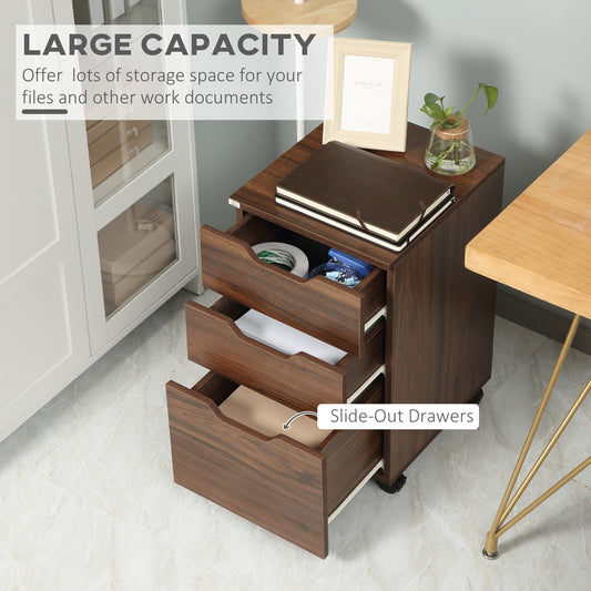 3 Drawer Mobile File Cabinet