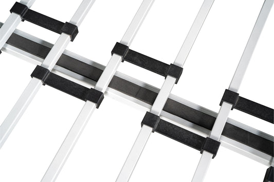 Metal Twin Over Full Bunk Bed With Trundle, Heavy-Duty, Noise Reduced, Guardrail