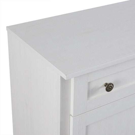 TREXM Kitchen Sideboard Buffet With 2 Drawers & 4 Doors Adjustable Shelves