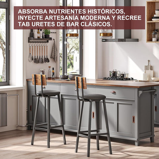 Bar Stool 2-piece Set