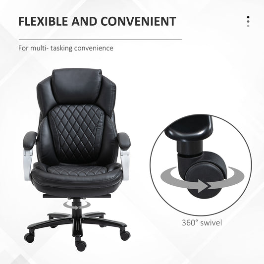 Big and Tall Executive Office Chair with Wide Seat