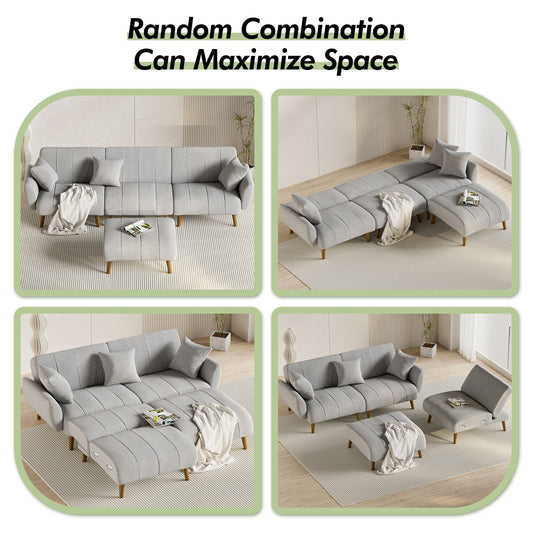 4 - Piece Upholstered Sectional