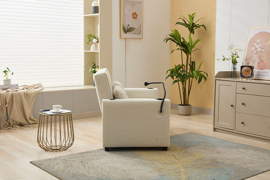 Futon Chair Bed Convertible Chair 3-in-1 Pull Out Sleeper Chair Beds With USB Ports,Wear-resistant And Anti-scratch, Armchair Bed Sleeper For Living Room