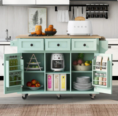 kitchen table and storage