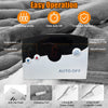 1Pc Electric Heated King Size Fleece Heated Blanket With Dual Controller 10 Heating Levels 10 Hours Auto Off Machine Washable For Home Office Usage 90x100in