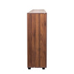 Shoe Cabinet, 5-Tier Shoe Storage Cabinet With Adjustable Shelves, Wooden Shoe Rack Organizer With Louvered Doors For Entryway, Hallway, Bedroom, Closet, Living Room