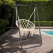 Black Hooked Hanging Chair Frame, Excluding Hanging Chair
