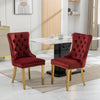 Nikki  Modern, High-end Tufted Solid Wood Contemporary Velvet Upholstered Dining Chair Wit