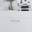 31  Tilt Out Laundry Hamper, Free Standing Bathroom Storage Cabinet  Home Organizer, White