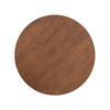Round Dining Table Modern Farmhouse Kitchen Table, Cherry