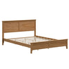 Modern Solid Wood Queen Size Platform Bed With Sturdy Wooden Slats Support,No Box Spring Needed, Seadrift