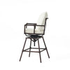 Outdoor Terrace Rotating Soft Cushion Adjustable Height Bar Stool Adjustable Height