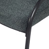 Upholstered Dining Chairs With Metal Legs Set Of 2,Dark Green Black