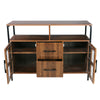 Living Room Shelves, With Two Storage Rooms, Storage Box, Modern Kitchen Utensils Cabinet, Self-service Wooden Storage Cabinet, Corridor Dining Room Transparent Glass Cabinet