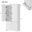 High Bathroom Storage Cabinet