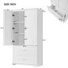 High Bathroom Storage Cabinet