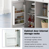 Kitchen Trolley With Rubberwood Folding Leaf Countertops