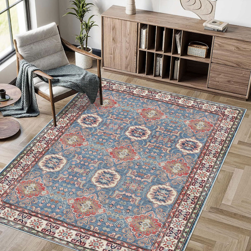 Bohemian Style Foldable Washed Cashmere Living Room Carpet
