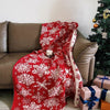 Nordic Knitted Snowflake Blanket Decorative Blanket Living Room Sofa