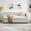 The Double Sofa Bed Has A Double Roller Upholstered Tufted Sofa Bed Unavailable Platforms- Temu