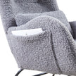 Rocking Chair Nursery, Modern Rocking Chair With High Backrest