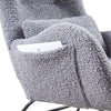 Rocking Chair Nursery, Modern Rocking Chair With High Backrest