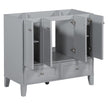 36'' Bathroom Vanity Without Countertop,Solid Wood Frame Bathroom Storage Cabinet Only, Freestanding Vanity With 4 Soft Closing Doors& 2 Drawers