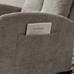 Accent Rocking Chair With Footrest High Back Rubber Wood Rocking Legs Bedroom Living Space