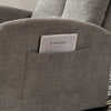 Accent Rocking Chair With Footrest High Back Rubber Wood Rocking Legs Bedroom Living Space