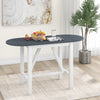TOPMAX 3-Piece Wood Counter Height Dining Set With 2 Upholstered Chairs