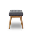 Delilah Modern Bench  Fabric