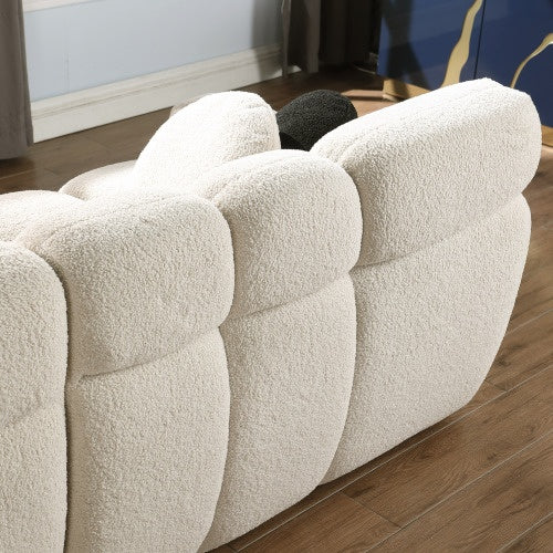 64.96 Length ,35.83 Deepth ,human Body Structure For USA People, Marshmallow Sofa,boucle Sofa ,2 Seater