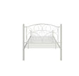 Twin Size Unique Flower Sturdy System Metal Bed Frame With Headboard And Footboard