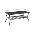 Contemporary 3 Piece Coffee Table Set Rectangular Coffee Table
