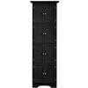 High Storage Cabinet With Door And 4 Shelves