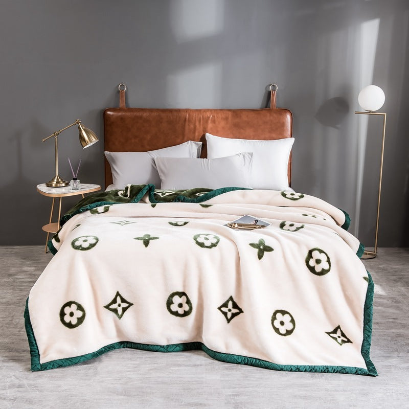 Coral fleece simple blanket
