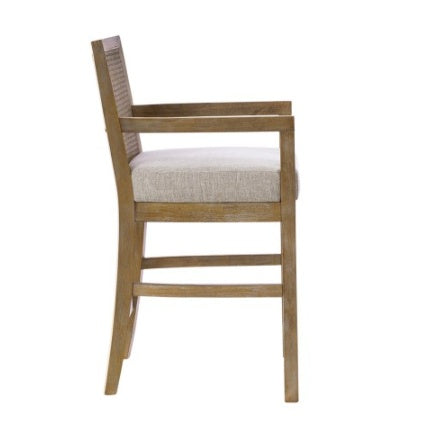 Cane Back Counter Stool