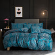 Three-piece jacquard bed