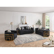 Soledad G00523A-L Loveseat , Black