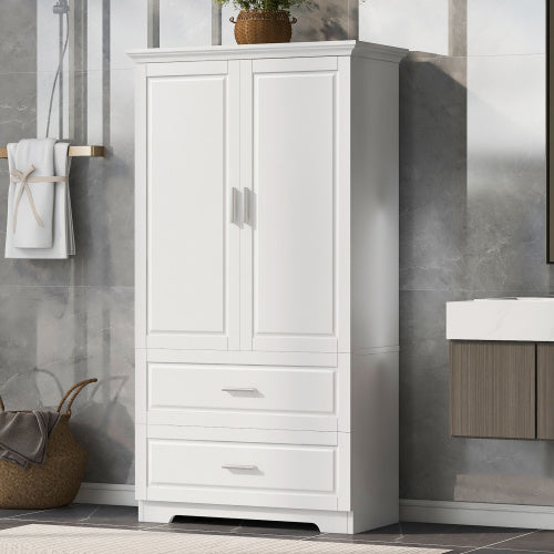 High Bathroom Storage Cabinet