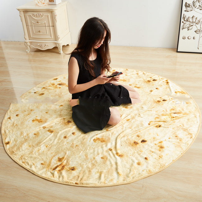 Pizza Tortilla Tortilla Blanket Pita Lavash Soft Blanket
