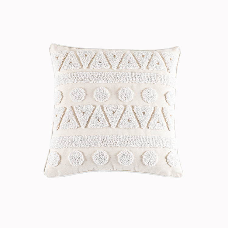 Modern Minimalist Nordic Style Tufted Geometric Three-dimensional Pillowcase