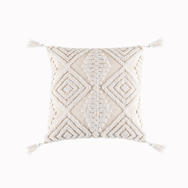 Modern Minimalist Nordic Style Tufted Geometric Three-dimensional Pillowcase
