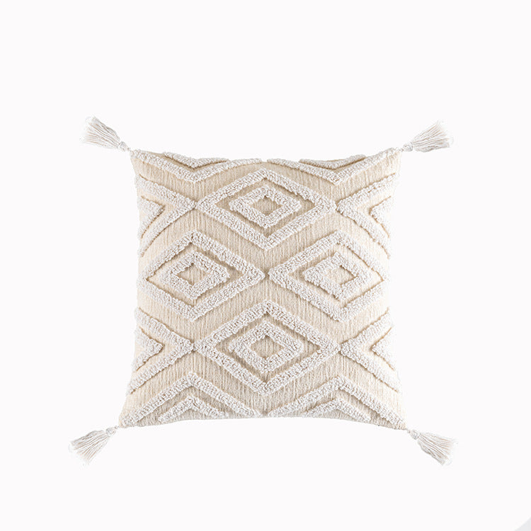 Modern Minimalist Nordic Style Tufted Geometric Three-dimensional Pillowcase