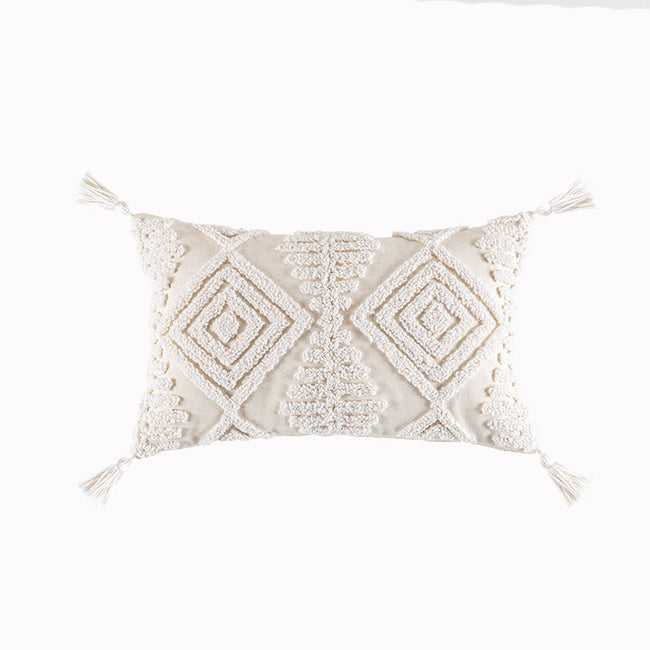 Modern Minimalist Nordic Style Tufted Geometric Three-dimensional Pillowcase