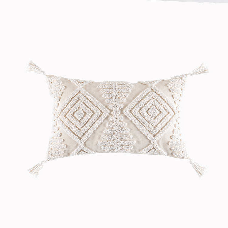 Modern Minimalist Nordic Style Tufted Geometric Three-dimensional Pillowcase