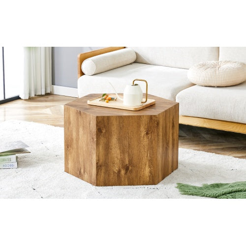 Modern MDF Coffee Table, With Complex Texture Patterns, Style And Texture Coffee Table To Redefine Your Interior Decoration And Enhance Your Living Space, Stylish And Durable Design