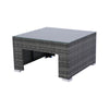 7-Piece Patio Set W Retractable Canopy   Wicker Rattan Sectional Sofa